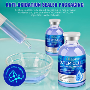 Vente en gros soins de la peau du visage de marque privée éclaircissant hydratation en profondeur anti-âge raffermissant pour la peau lisse les rides sérum à cellules souches - Product Image 5