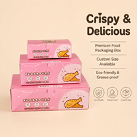 Boîte d'emballage haut de gamme pour poulet frit, emballage alimentaire personnalisé, boîte à emporter pour poulet croustillant, boîte à collation pour poulet frit