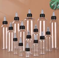 Fournisseur direct d'usine, flacons en plastique à presser de 60 ml, 100 ml, 150 ml avec bouchon