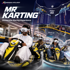 โครงการรถแข่ง MR ในร่มเพื่อความบันเทิงด้วยเทคโนโลยี <span class=keywords><strong>VR</strong></span>, รถโกคาร์ทเสมือนจริงที่ให้ผลตอบแทนสูง ยินดีต้อนรับสู่บริษัทของเราเพื่อเยี่ยมชมและทดลองใช้ - Product Image 4