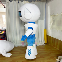 Futuristisches Roboter-Maskottchen-Kostüm Anpassbares XL Plüsch-Outfit Perfekt für Tech-Events Markenaktivierungen & Werbekampagnen