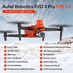 AUTEL EVO II Pro 6K RTK Rugged Bundle V3 Centimeter-Level Positioning 15km Image Transmission 6K Camera Drone RC Quadcopter - Product Image 2