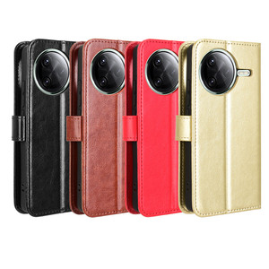 เคสโทรศัพท์หนังมีกระเป๋าเงินลาย Crazy Horse สำหรับ Xiaomi poco F7 ultra 5g - Product Image 6