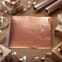 Geprägtes Logo Bedrucktes Kraftpapier Laminiert mit Folienrückseite für Weihnachtsgeschenkbox-Dekoration Papierschnitt