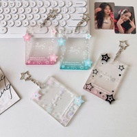 Penutup Pelindung Kartu Foto Idol Kpop, Anti RFID, Resleting, Akrilik Ringan, Tempat Kartu Kecil, Penyimpanan Kartu Bintang