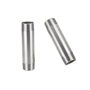 Фитинг из нержавеющей стали 304 с двойной наружной резьбой, усиленный круглый резьбовой соединитель для промышленных трубопроводов - Product Image 4