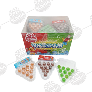 Bonbons Gélifiés en Gros 3 Saveurs Billes de Soda Cola Sucrées Multicolores Boîte Enfants Été Halal - Product Image 1