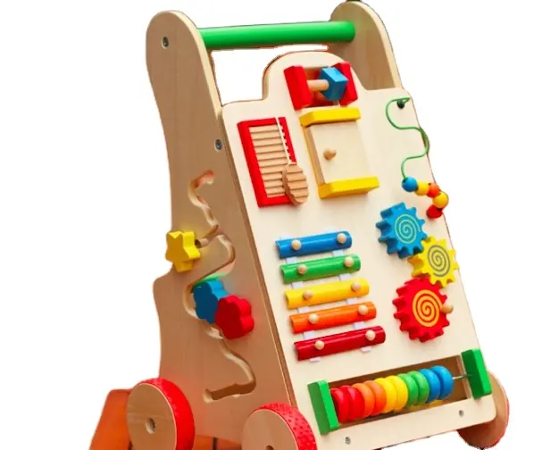 Ходунки для малышей, детские игрушки для малышей, деревянная игрушка для малышей, игрушка-головоломка для малышей, ходунки, Обучающие ходунки на колесах