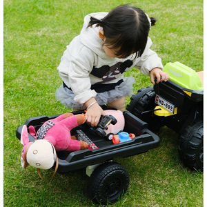 سيارة أطفال كهربائية جديدة بأربع عجلات للطرق الوعرة بقوة 6 فولت مع وظيفة MP3 وتحكم عن بعد للأعمار من 2-6 سنوات - Product Image 3