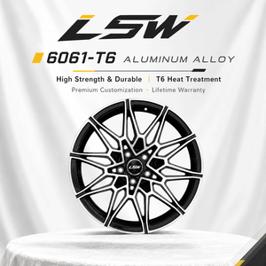 ล้อแม็กซ์ LS8137 อลูมิเนียมอัลลอยด์แบบหลายก้าน สีดำเงา หน้าเจียร 5.5x114.3 ET35 ผลิตแบบชิ้นเดียว สำหรับรถยนต์นั่งส่วนบุคคล - Product Image 4