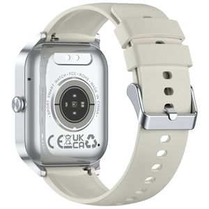 Biyimei P125 Smartwatch Quadrato iOS con Monitoraggio in Tempo Reale di Frequenza Cardiaca e Ossigeno nel Sangue, Modalità Sport, Chiamate, Impermeabile, Cinturino in Silicone - Product Image 4