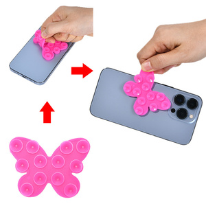 Nuova custodia per telefono in silicone con ventosa e supporto adesivo 2025, accessorio mobile a mani libere compatibile con tutti i cellulari - Product Image 4
