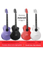 Guitare Natasha Factory en fibre de carbone de 38 pouces, sans douleur, pour débutants, cordes acier/nylon, acoustique/capteur de résonance NSX