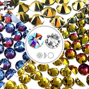 Bán Buôn AB Pha Lê Thạch Cho Móng Tay Nghệ Thuật & Hàng May Mặc Loose <span class=keywords><strong>Flat</strong></span> Trở Lại Abs Thạch Trong Bling Bling Hiệu Ứng Cho Giày Dép & Túi Xách - Product Image 1