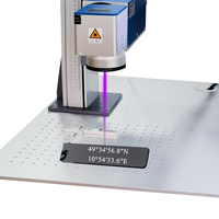 Machine de gravure laser de logos sur verre facile à utiliser, machine de marquage laser UV haute vitesse pour marquage de précision sur cartes PCB
