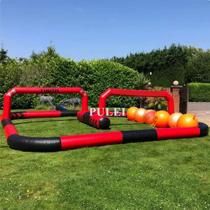 Offre Spéciale jeu de sport de plein air à louer commercial PVC gonflable Go Kart clôture mur gonflable autos tamponneuses piste de course à vendre - Product Image 4