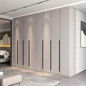 Su misura rende grande spazio di archiviazione semplice stile moderno <span class=keywords><strong>armadio</strong></span> in legno <span class=keywords><strong>a</strong></span> <span class=keywords><strong>6</strong></span> porte in legno - Product Image 6