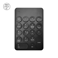 Teclado numérico de 18 teclas para ordenador portátil, tableta y Smartphone, USB 2,4G, solo teclado numérico inalámbrico