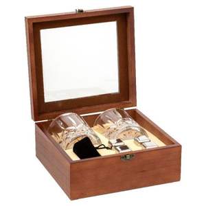 Kit à whisky 6 pièces avec 2 verres 9,3x8,5 H.8,5CM - Product Image 1