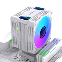 LOVINGCOOL Enfriador de Aire para CPU de Doble Torre de 260W TDP, Radiador PWM ARGB de 120mm, Disipador de Calor, Stock Directo de Fábrica, OEM, Intel LGA1700, AMD AM5, PC