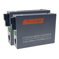 DSEE HTB-GS-03 A&B Precio de Fábrica en China, Convertidor de Fibra Óptica Gigabit TCP FTTH 10/100/1000M, 25KM SC RJ45