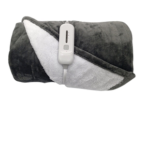 Mùa Đông Mới Chăn điện cho người lớn 120V chần nóng ném máy có thể giặt mềm <span class=keywords><strong>Sherpa</strong></span> flannel <span class=keywords><strong>Polyester</strong></span> nhà 50x60 "inch - Product Image 2