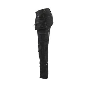 BLAKLADER - 719816449900C42 Pantalones artesanos elásticos de 4 vías para mujer Black - EAN 7330509729304 PANTALONES DE TRABAJO CARGO - Product Image 5