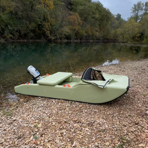 Bote Inflable Versátil para Pesca y Recreación, <span class=keywords><strong>Kayak</strong></span> <span class=keywords><strong>de</strong></span> Pesca <span class=keywords><strong>de</strong></span> Doble Uso, Compatible con Motores Pequeños - Product Image 5
