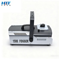 Machine à fumée LED professionnelle HAT 1500W pour discothèque, bar, scène de mariage, DJ, machine à fumée de mariage avec télécommande