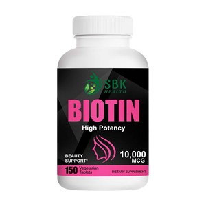 Tabletas Vegetarianas de Biotina OEM de Alta Potencia, Apoyo al Metabolismo Energético, Piel Radiante, Cabello Saludable, Uñas Fuertes - Product Image 1