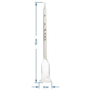 Vinomètre pour vin, testeur d'alcoolmètre 0-25% pour mesurer la teneur en <span class=keywords><strong>alcool</strong></span> en <span class=keywords><strong>pourcentage</strong></span> dans le vin - Product Image 2