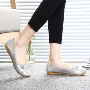 Zapatos Planos de Alta Calidad con Punta Redonda, Suaves y Cómodos para Mujeres Embarazadas, Zapatos de Conducir con Lazo, Zapatos Casuales para Damas - Product Image 4