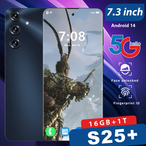 โทรศัพท์มือถือมีกล้องสวยงามสำหรับเล่นเกมปลดล็อกของแท้ S25 Google Paly - Product Image 4