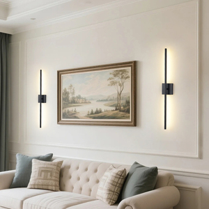 EGH Hot Sell Dimmable <strong>Wall</strong> Sconces With Remote Control 350 Rotate 3000K LED Wireless 6000mAh <strong>Battery</strong> Operated 8W Line <strong>Wall</strong> <strong>Lamp</strong> - Product Image 2