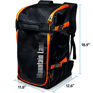 Snowboard & scarponi da sci borsa da viaggio per casco per viaggi aerei accessori ergonomici per attrezzi da sci (guanti occhiali da giacca) Carrier - Product Image 2