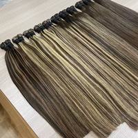 Ekstensi Rambut Manusia Remy Rusia I Tip Harga Grosir, Keratin Micro Link, Rambut Mentah Pre Bonded, Semua Warna