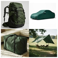 Options personnalisables Tissu polyester imperméable ignifuge avec écran dôme enduit de PU pour diverses applications extérieures