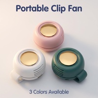Ventilateur de ceinture rechargeable USB, moteur sans balais, sans pales, faible bruit, 3 vitesses, mini ventilateur portable à clipser, pour extérieur, camping, voiture, électrique