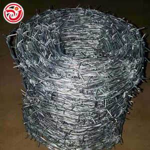 Fil de fer barbelé galvanisé Grass Boundary Prix par tonne - Product Image 4