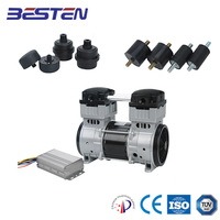 Compresseur d'air à piston sans huile DC, petit modèle monté sur véhicule, BST1500DC48V60V72V80V940V105V120V240V1HP2hp, état neuf, tension 12V