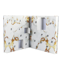 Boîtes rigides de calendrier de l'avent sur mesure en matériaux recyclés avec technologie de pointe, design tendance et pelliculage mat – Vente en gros