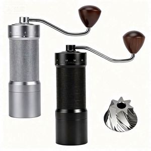 Magnetic Manual Hand Coffee <b>Grinder</b> with 60 Levels of Adjustment ,Stainless Steel Conical 48MM Burr with 35g Capacity - Product Image 1