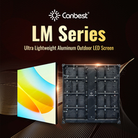 Canbest P3 P4 Layar Video LED Iklan Luar Ruangan P3.91 Panel Billboard LED Tampilan Layar LED Untuk Iklan Luar Ruangan