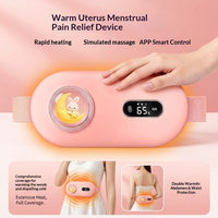 2026 Warmer Bauchgürtel für Frauen bei Menstruationsschmerzen, mit Wärme-, Vibrations- und Massagefunktion, Taillenstütze, Entspannend und Komfortabel