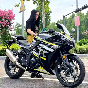 Motocicleta Deportiva para Adultos, Modelo Horizon, con Motor de Doble Cilindro de 400cc, Imitación de Carreras, Sin Escobillas, Pequeña, Tipo Ninja, con Licencia - Product Image 3