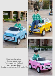 Kids Ride On <span class=keywords><strong>Car</strong></span> Import 12V Coche alimentado por batería 2 asientos Coche eléctrico para niños con licencia con cuatro ruedas grandes - Product Image 4