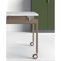 Mobilier de bureau moderne Panneau de particules Ordinateur de bureau 2/4/6/8 personnes Bureau pour 2/4/6/8 places Poste de travail