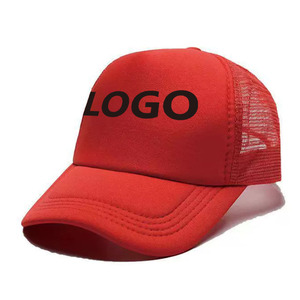 Custom Printing Polyester Mesh Sublimation Baseball Cap White Printing Area Blank Advertising Cap Blanks Hats