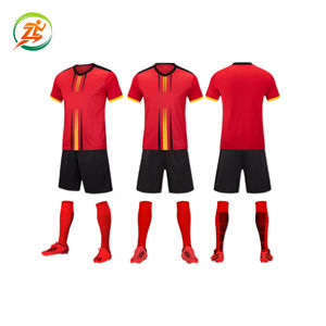 透气轻质涤纶足球队服短袖印花衬衫，可定制球队名称 - Product Image 5