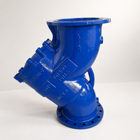 Saringan Y Berflens ANSI PN10 PN16 150LB Baja Cor WCB Besi Cor GG25 Baja Tahan Karat CF8 SS304